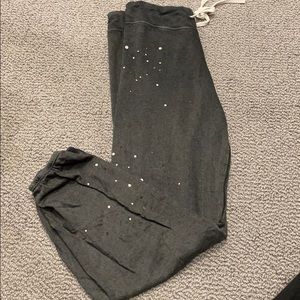 Sundry Grey Splatter Sweatpants